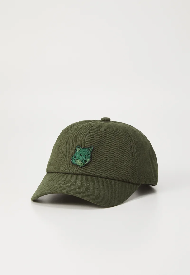 Lowest Price Online Maison Kitsuné BOLD FOX HEAD UNISEX - Cap ranger green Accessories Beanies, hats & caps Caps