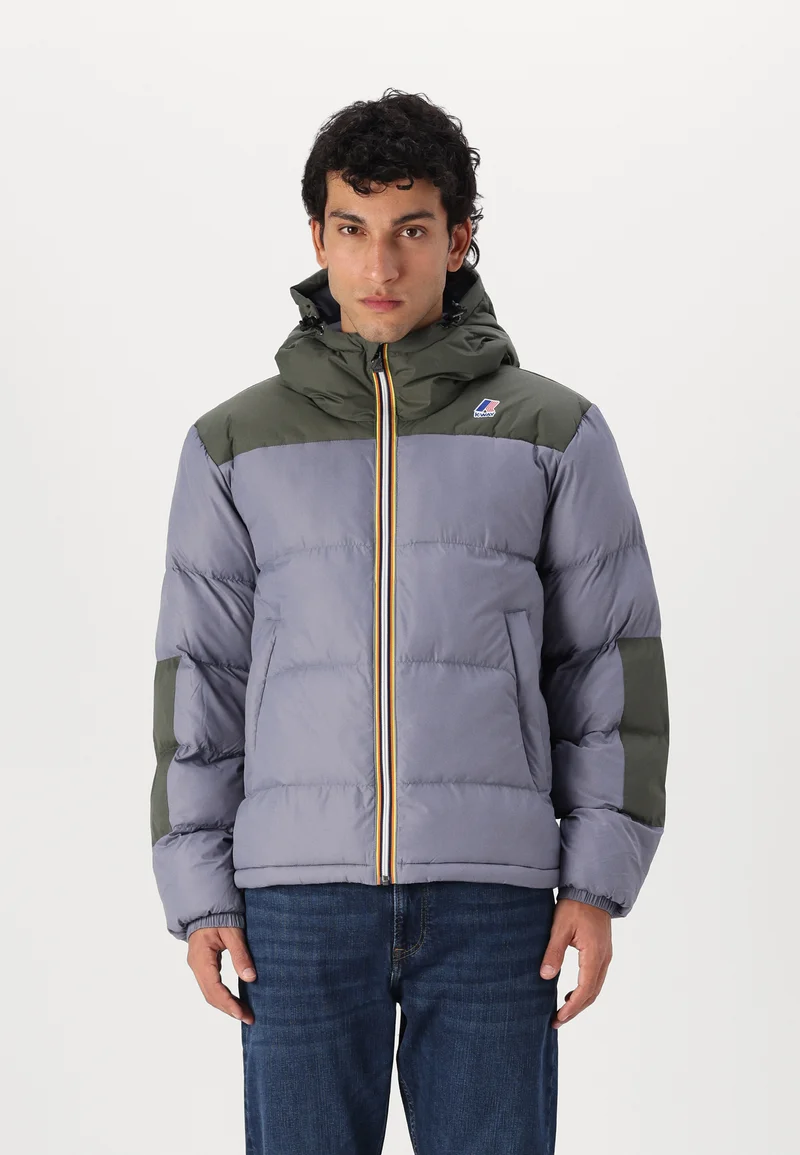 USA Sale Online Store K-Way LE VRAI CLAUDE HEAVY WARM UNISEX - Winter jacket grey blue/green blackish Clothing Jackets & Blazers Bomber Jackets