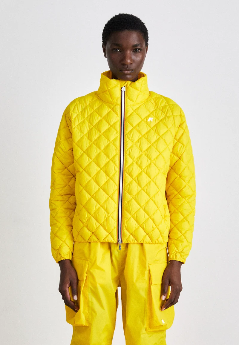 various styles K-Way SOJE LIGHT WARM - Light jacket yellow dark Clothing Jackets & Blazers Bomber Jackets