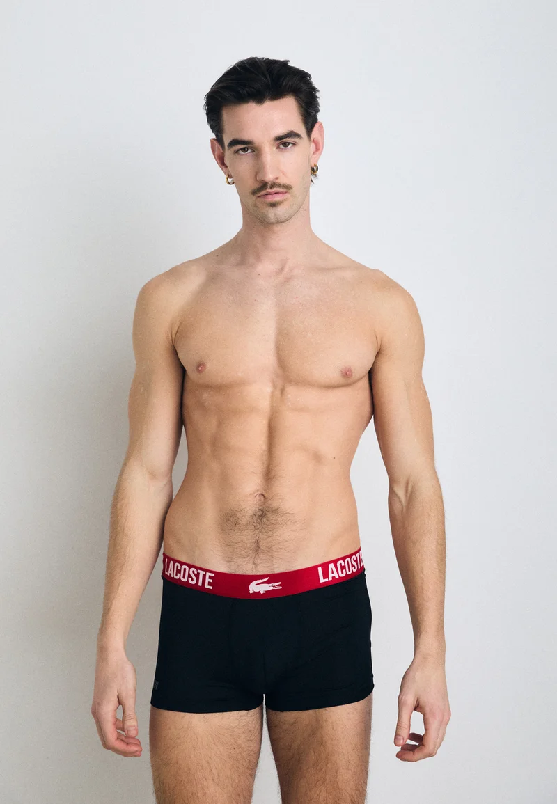 newest collection Lacoste Sport PERFORMANCE BOXER 3 PACK - Pants black/red Clothing Underwear & Socks Underpants Boxer shorts