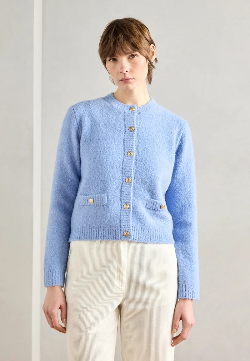 best-loved Lindex JACKET LUNAR - Cardigan light dusty blue Clothing Knitwear & Cardigans Cardigans