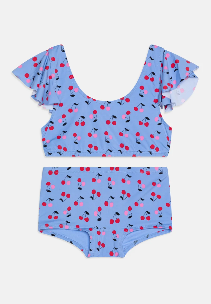 Store Lindex CHERRIES - Bikini light blue Clothing Swimwear Bikinis