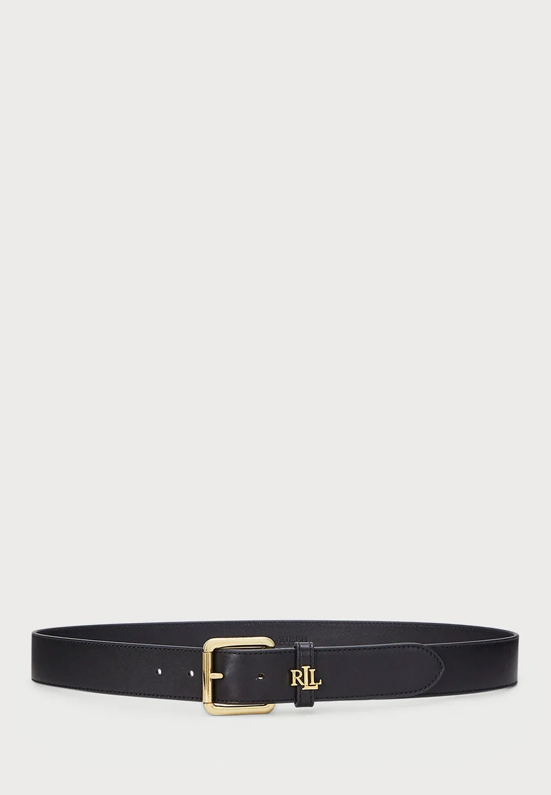 Outlet Factory Online Store Lauren Ralph Lauren LOGO KEEPER BELT MEDIUM - Belt black Accessories Belts Casual belts