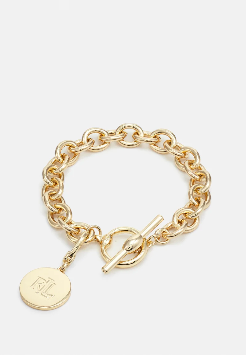 Official USA Stockists Lauren Ralph Lauren STARTER CHARM FLEX - Bracelet gold-coloured Accessories Jewellery Bracelets