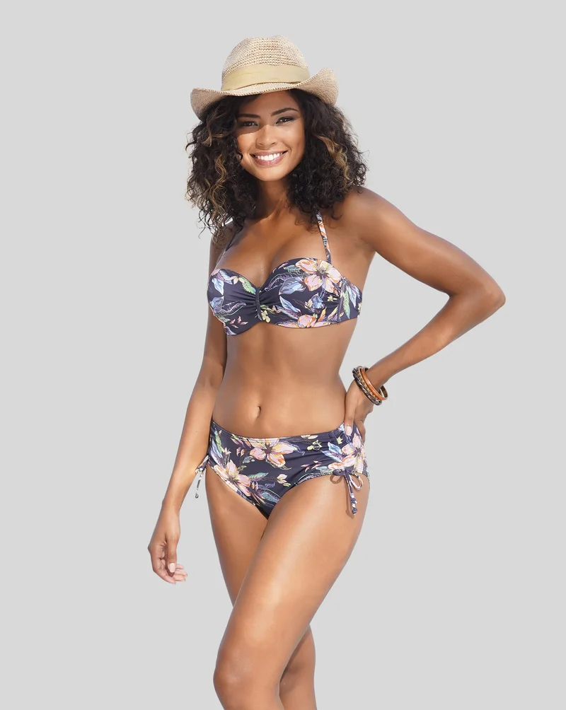 quality and quantity assured LASCANA WIRE-BANDEAU MALIA - Bikini top anthracite Clothing Swimwear Bikinis Bikini sets