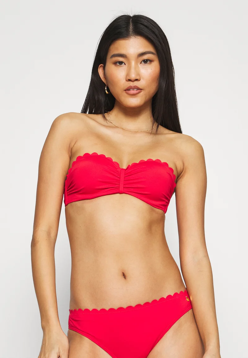 Best Prices LASCANA WIRE BANDEAU TOP - Bikini top red Clothing Swimwear Beach accessories Bikini tops