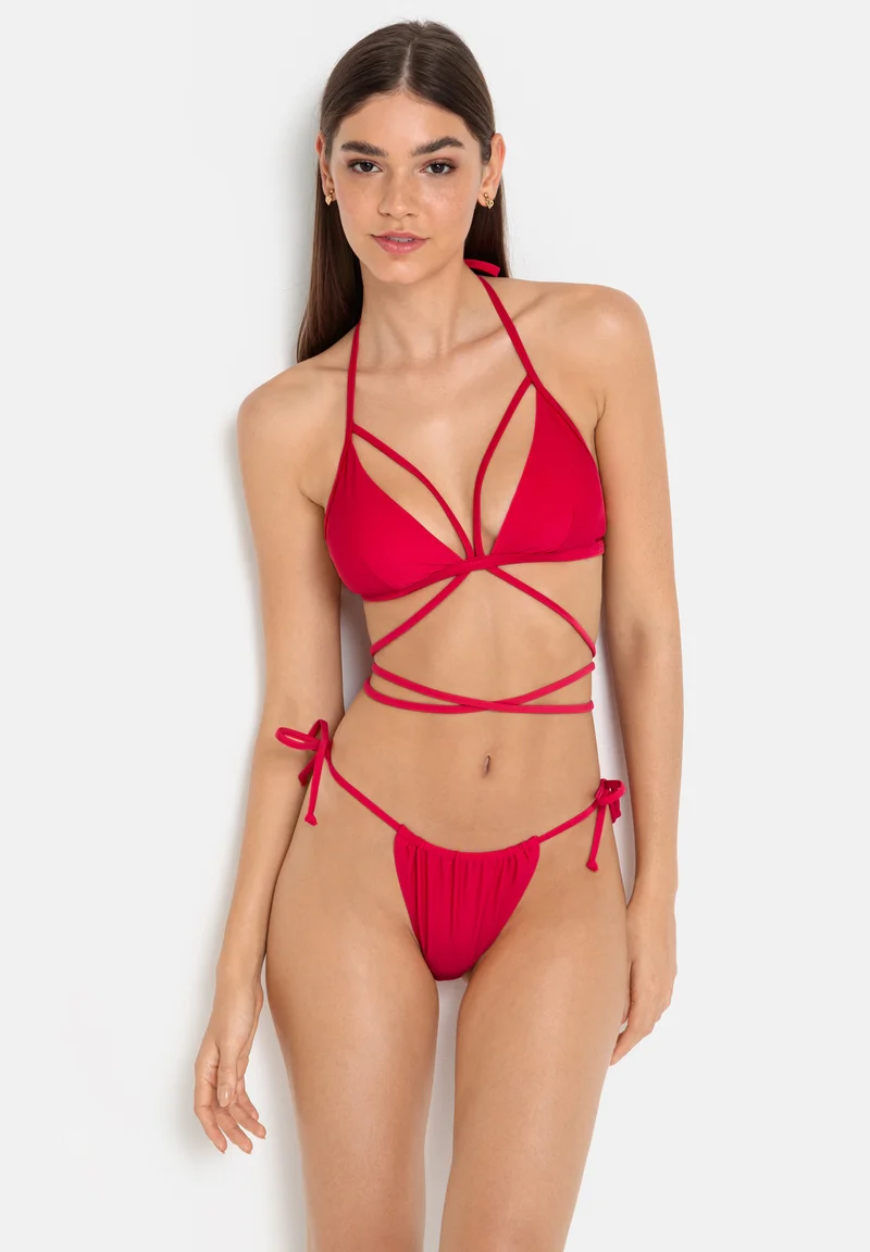 online leading retailer LASCANA LSCN BY - Bikini top raspberry Clothing Swimwear Bikinis Bikini sets