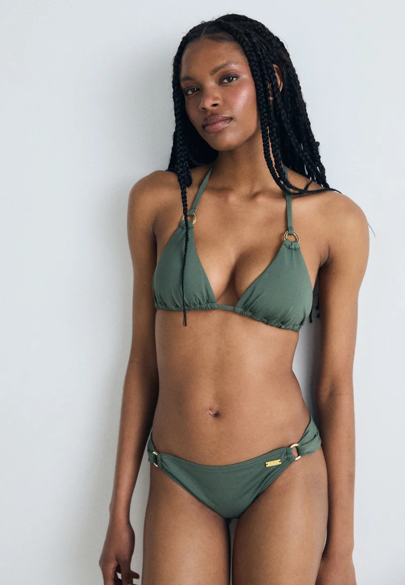 popular LASCANA TRIANGEL BIKINI SET - Bikini oliv Clothing Swimwear Bikinis Bikini sets