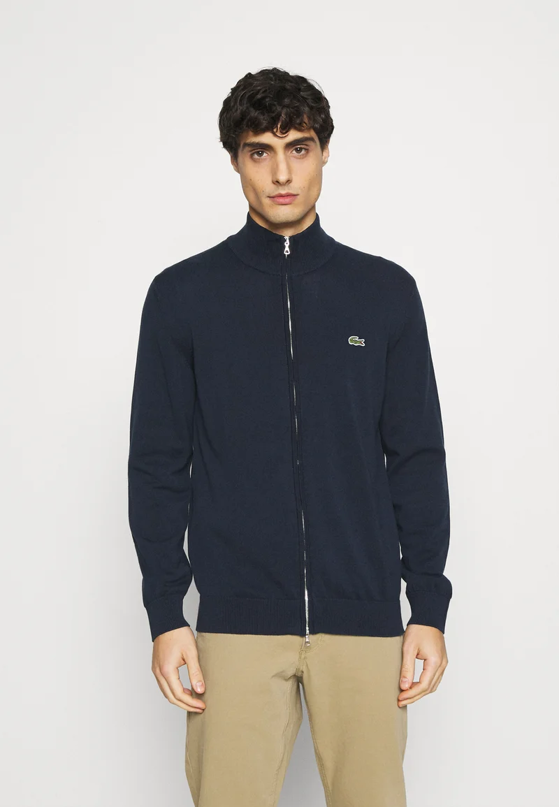 large discount Lacoste Cardigan - navy blue Clothing Knitwear Cardigans