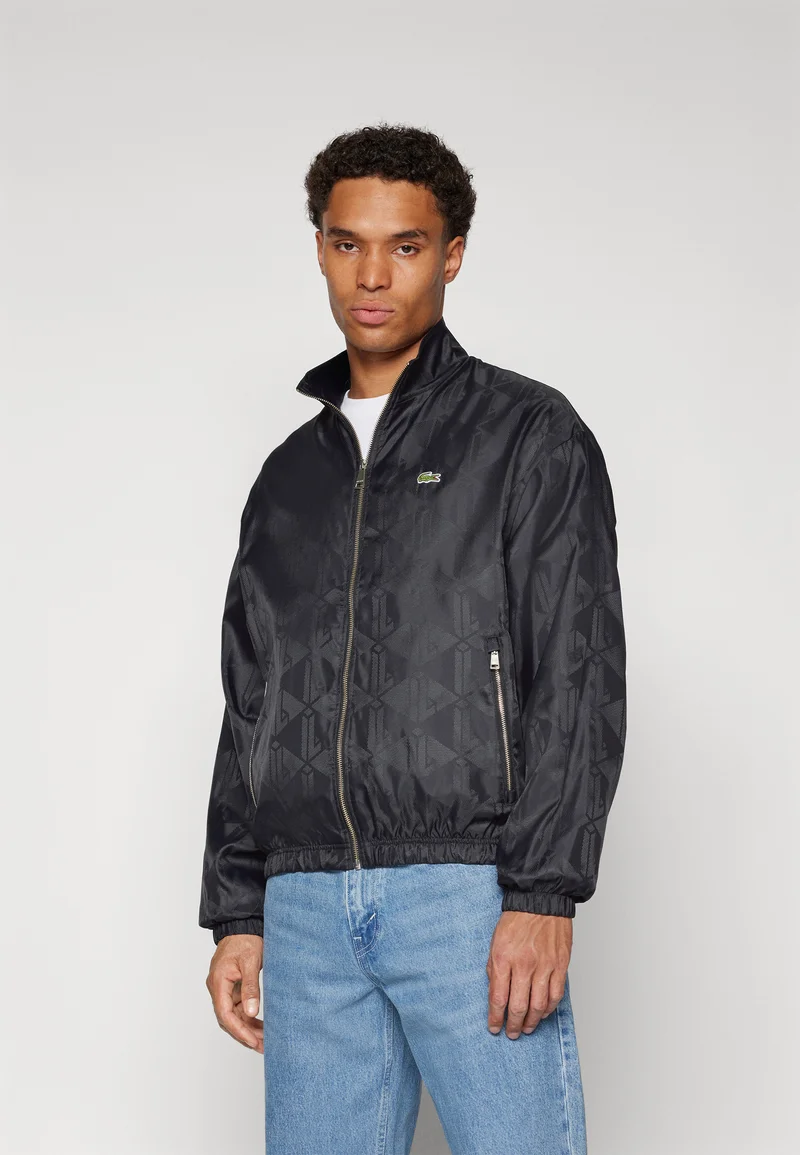 Online Lacoste Bomber Jacket - black Clothing Sale Jackets Gilet Bomber Jackets