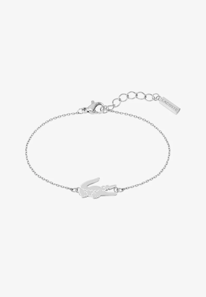 attractive price Lacoste CROCODILE - Bracelet silber Accessories Jewellery Bracelets