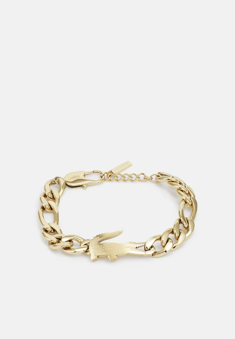 best-loved Lacoste CROCODILE UNISEX - Bracelet gold-coloured Accessories Jewellery Bracelets
