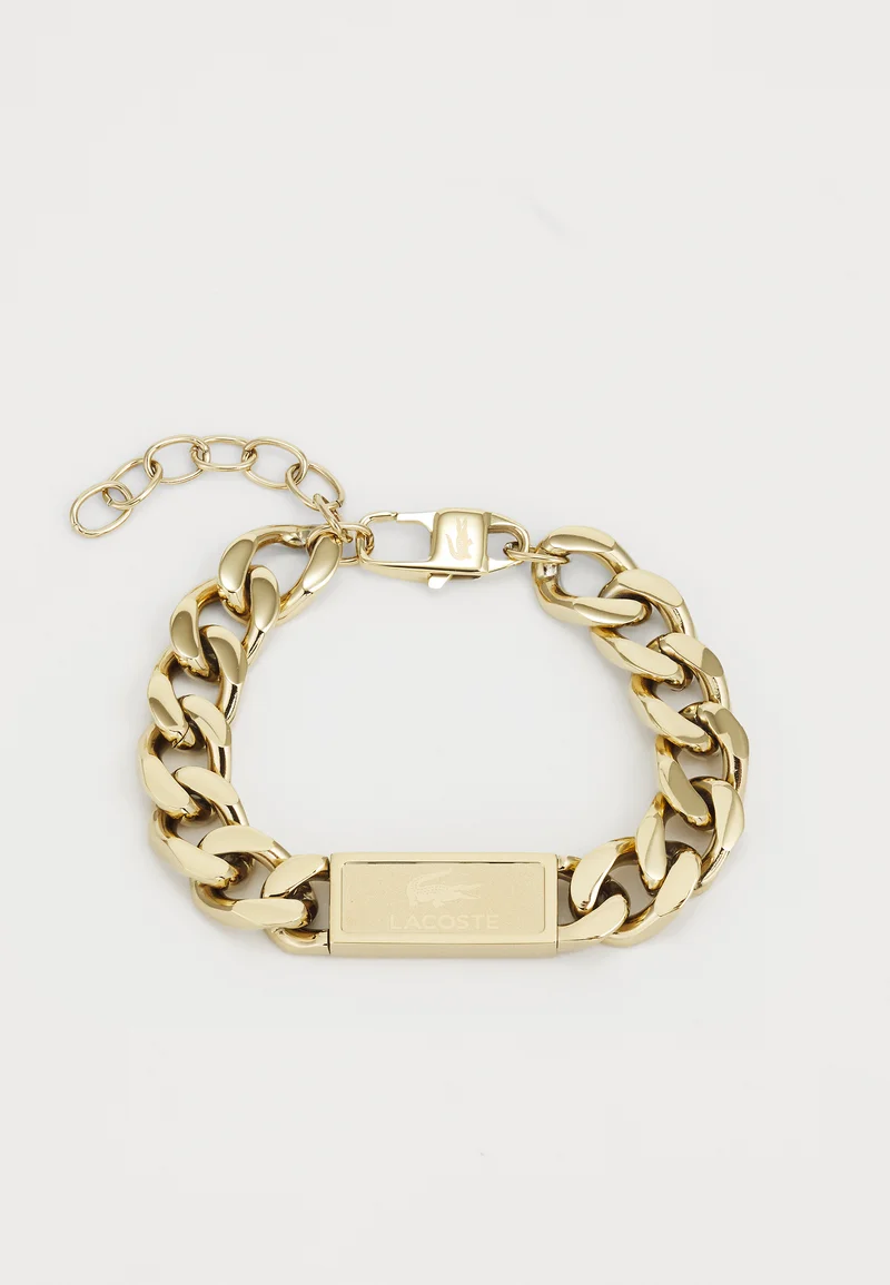 where can i buy Lacoste BACKHAND UNISEX - Bracelet gold-coloured Accessories Jewellery Bracelets
