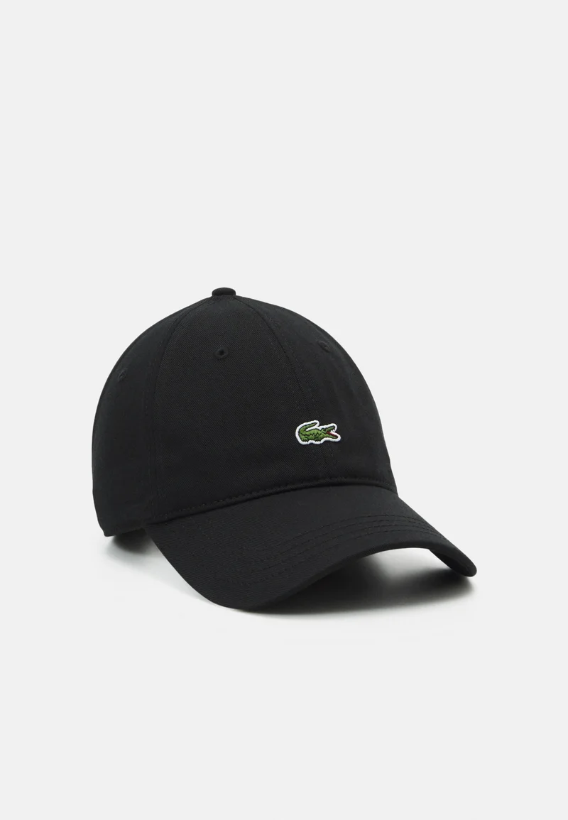 USA factory outlet Lacoste Cap - black Accessories Beanies, hats & caps Caps