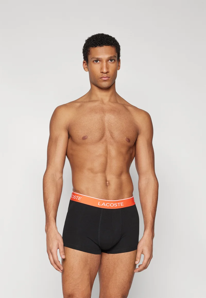 USA factory outlet Lacoste 3 PACK - Pants black Clothing Sale Underwear & Socks Bathrobes Boxer briefs
