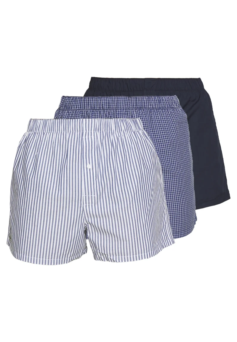 reliable supplier Lacoste 3Pack - Boxer shorts navy blue/white-tropical Clothing Underwear & Socks Underpants Boxer shorts