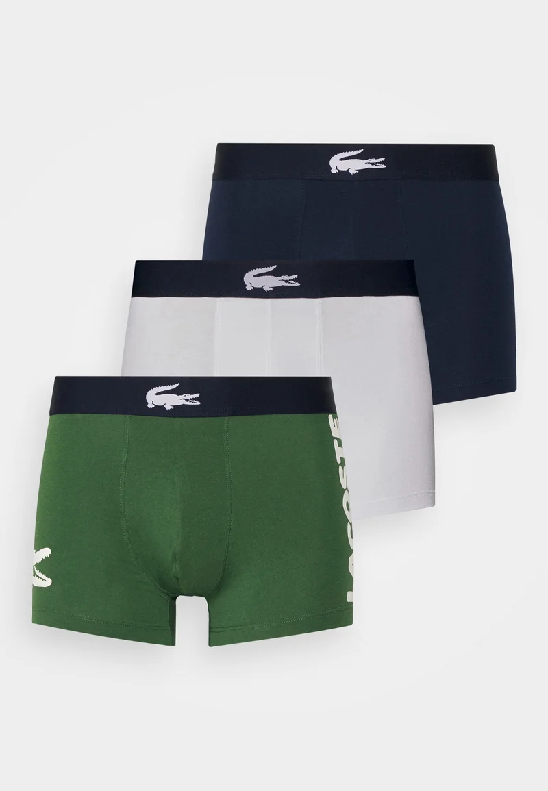 new collection Lacoste 3 PACK - Pants thym/marine/blanc Clothing Sale Underwear & Socks Bathrobes Boxer briefs
