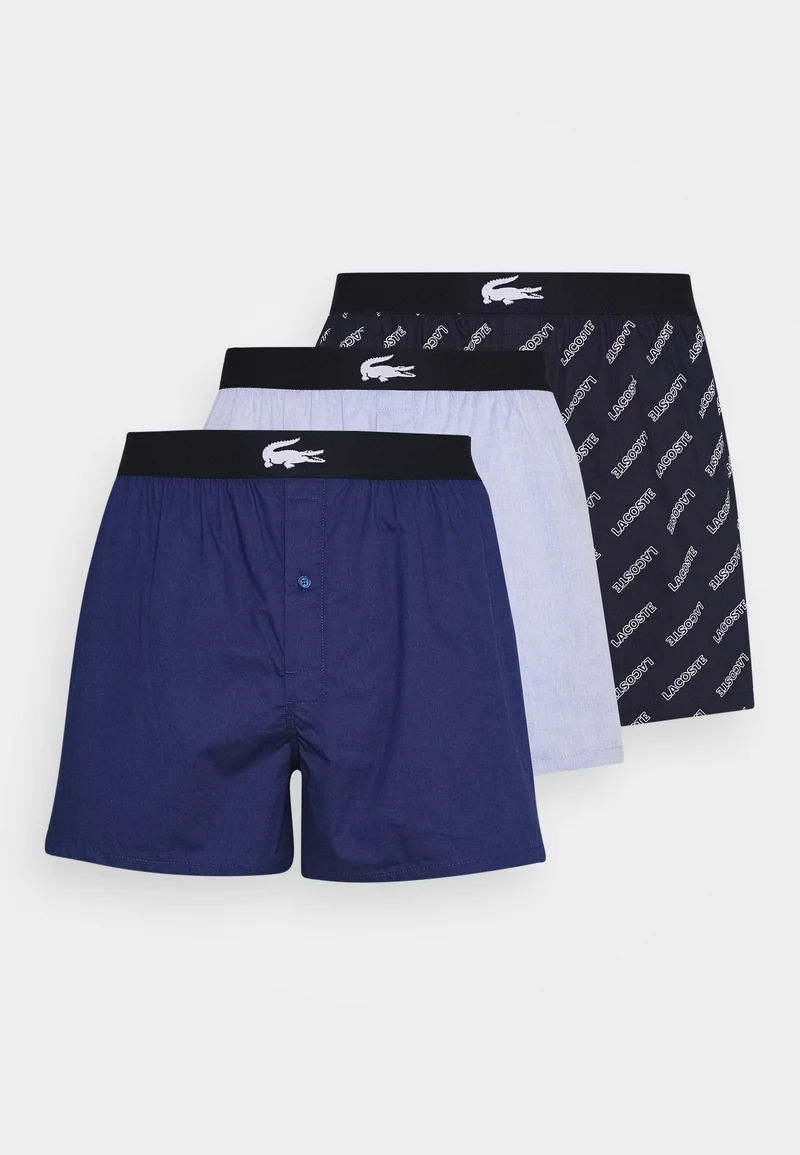 Authorized Site Lacoste 3 PACK - Boxer shorts marine Clothing Underwear & Socks Underpants Boxer shorts
