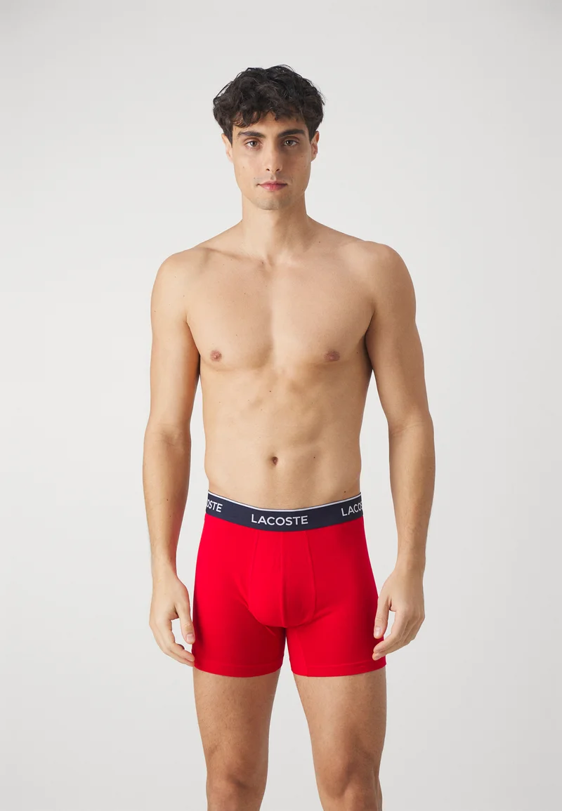 latest fashion-trends Lacoste 3 PACK - Pants navy blue/red/methylene Clothing Sale Underwear & Socks Bathrobes Boxer briefs