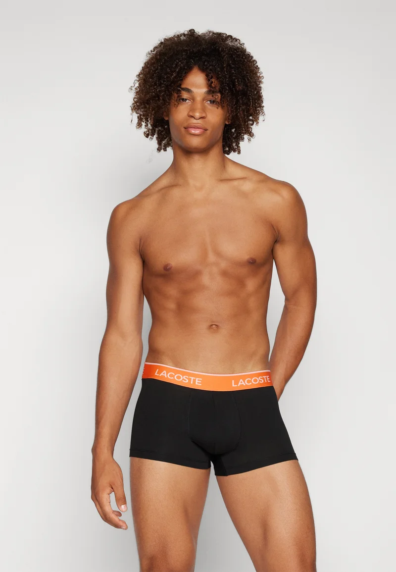 Free Shipping Lacoste 2 PACK - Pants black/fluorine green buoy Clothing Underwear & Socks Underpants Boxer shorts