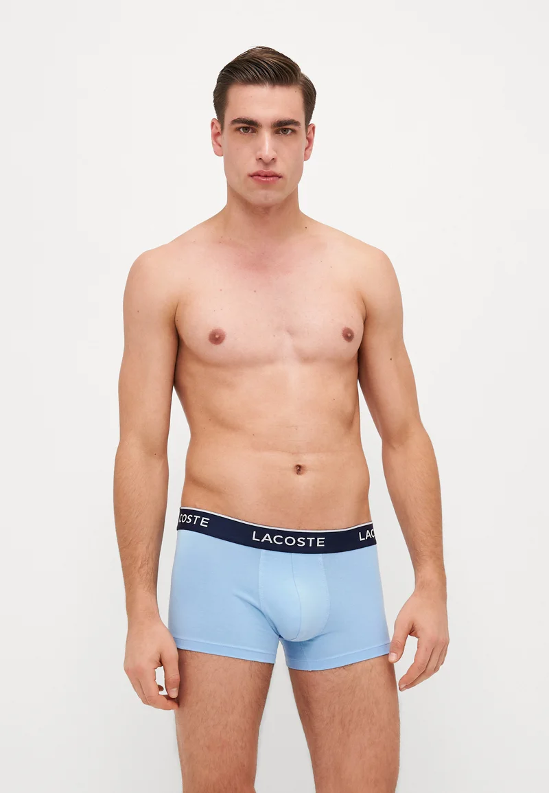Authorized Site Lacoste 3 PACK - Pants vaporous/overview/silver chine Clothing Underwear & Socks Underpants Boxer shorts