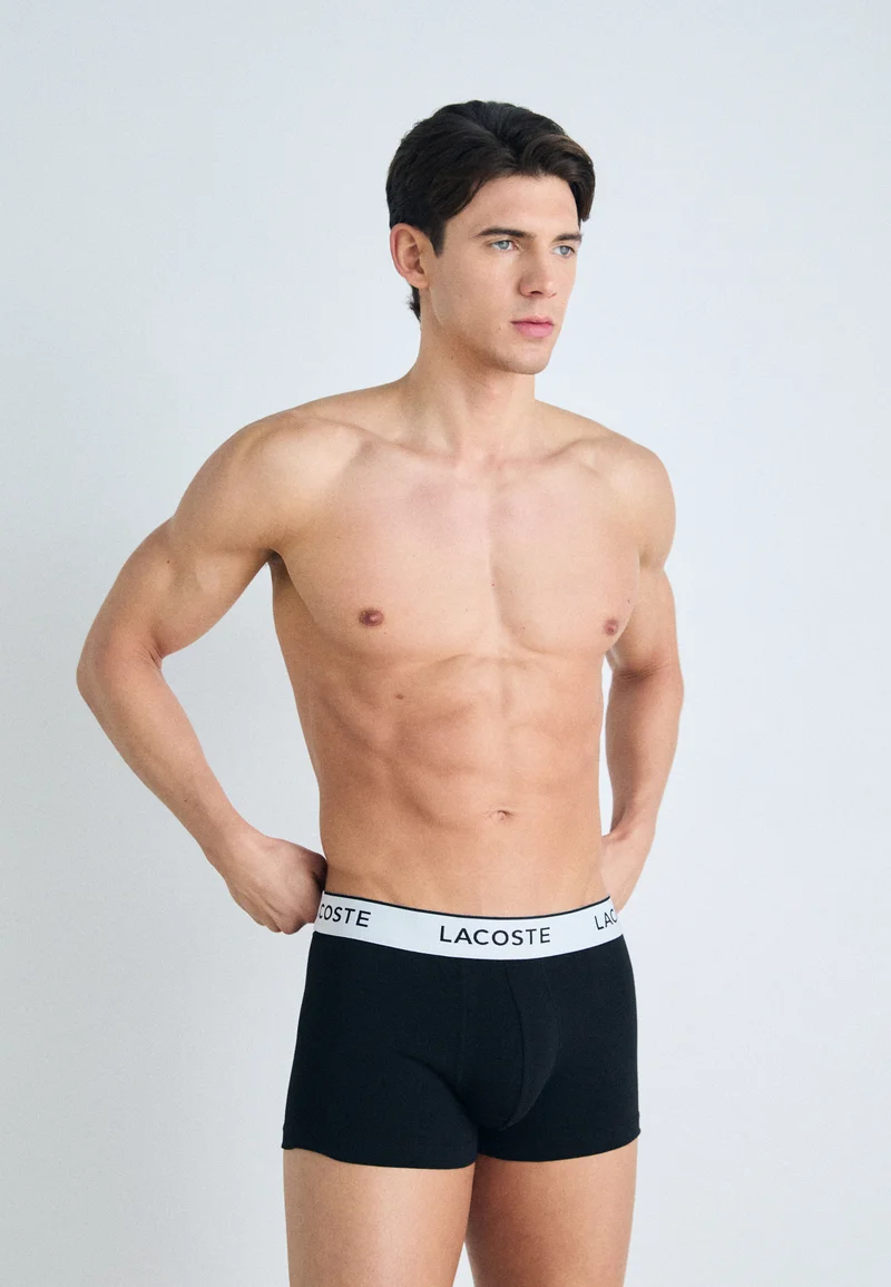 UK store Lacoste 3 PACK - Pants black Clothing Underwear & Socks Underpants Boxer shorts