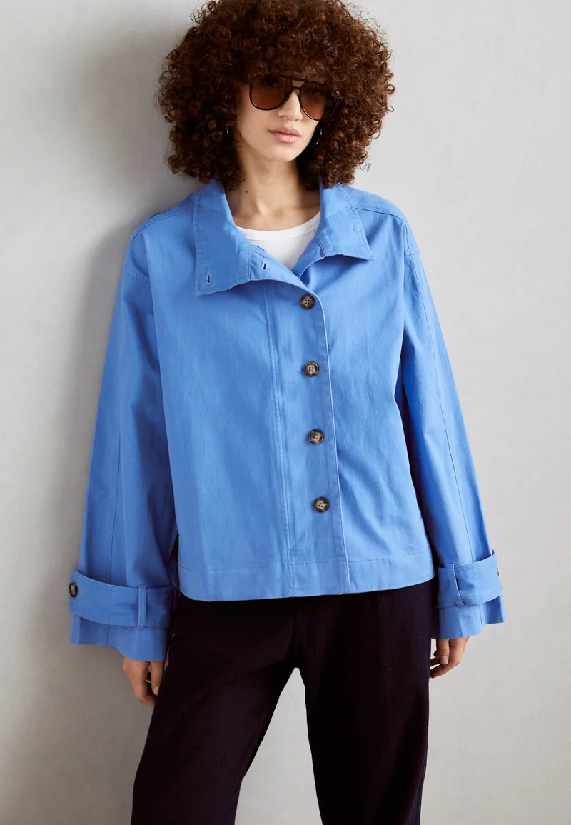 various styles Lollys Laundry Summer jacket - light blue Clothing Jackets & Blazers Bomber Jackets