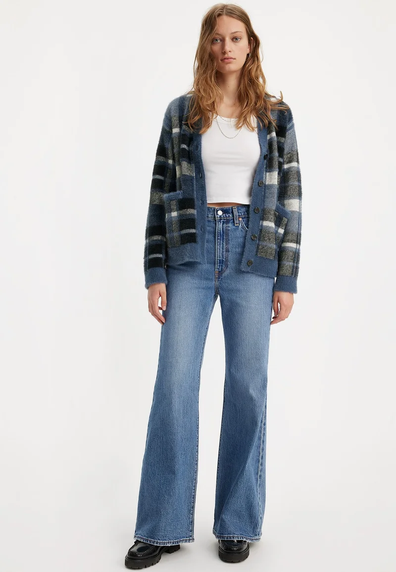 incredible prices Levi's® RIBCAGE BELLS - Flared Jeans blue denim Clothing Bootcut & Flared