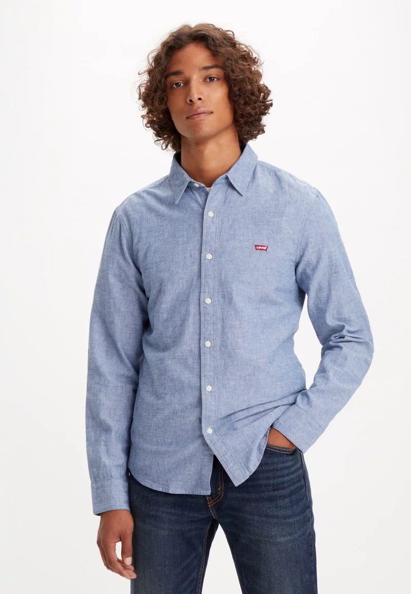 retail prices Levi's® BATTERY SLIM PEONY - Shirt blues Clothing Shirts Casual Shirts