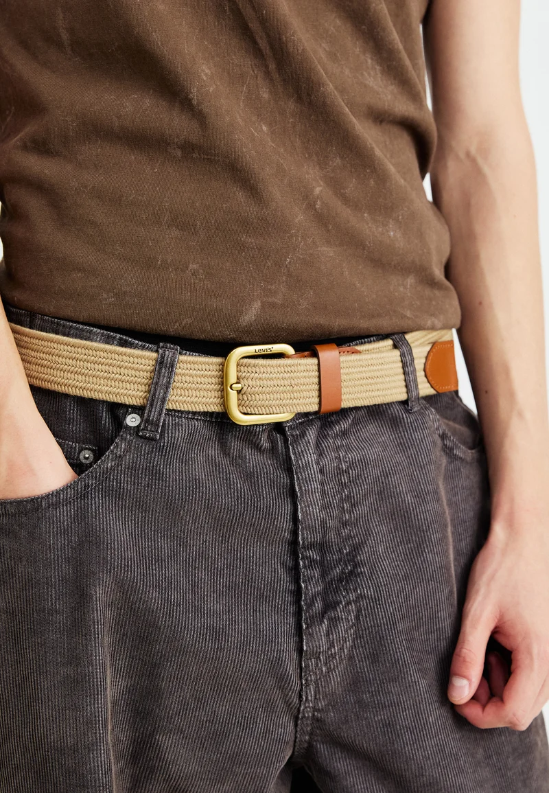 quality and quantity assured Levi's® STRETCH WOVEN BELT UNISEX - Belt light khaki Accessories Belts Casual belts