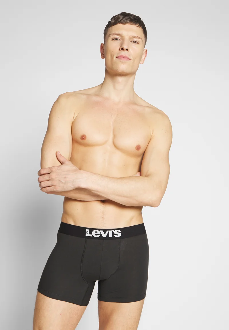 newest collection Levi's® VINTAGE STRIPE BOXER 2 PACK - Pants jet black Clothing Underwear & Socks Underpants Boxer shorts