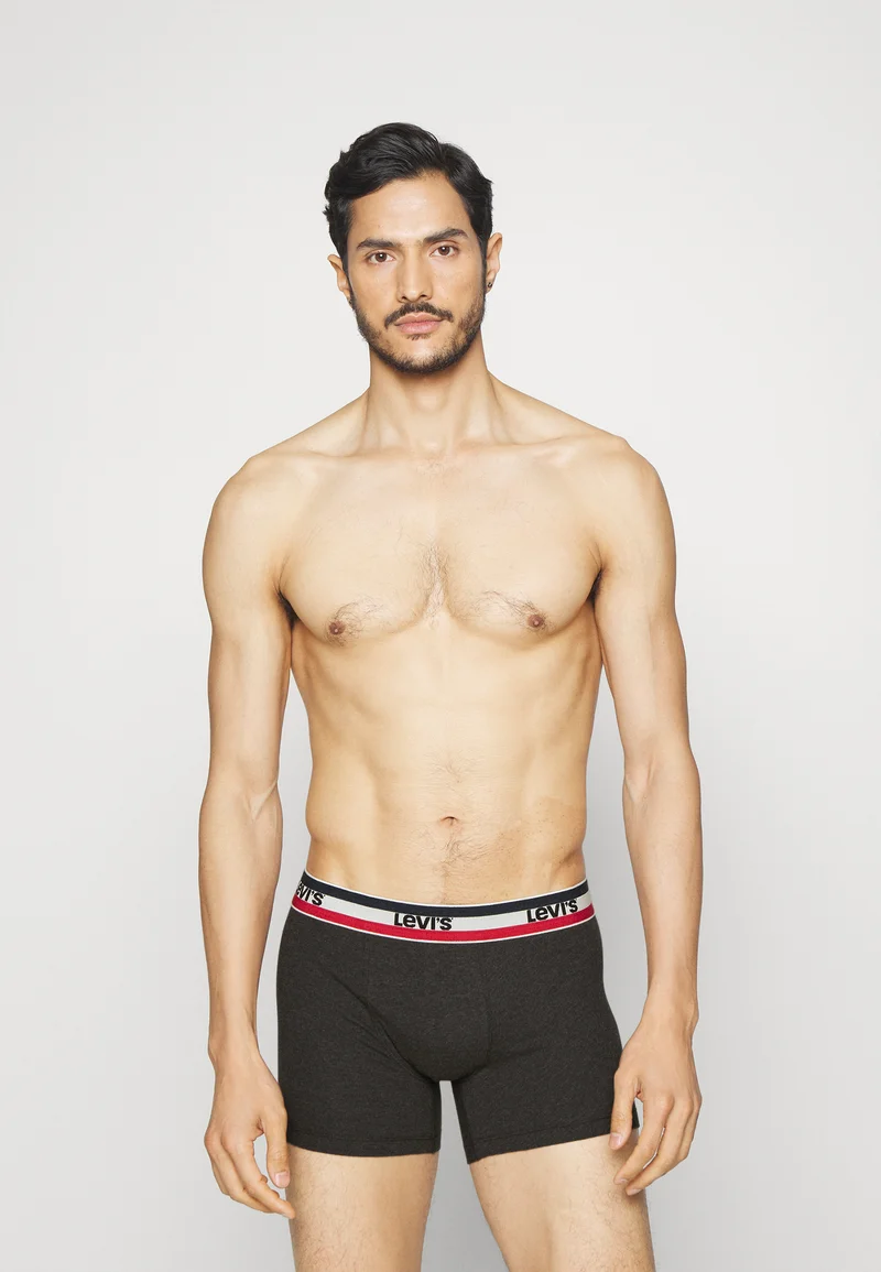 Discount Sale Levi's® MEN LOGO BOXER BRIEF 2 PACK - Pants red/black Clothing Sale Underwear & Socks Bathrobes Boxer briefs