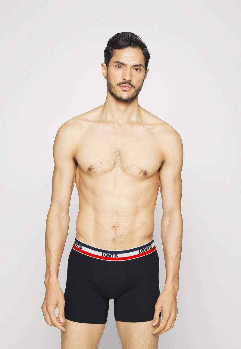 exclusive range Levi's® MEN LOGO BOXER BRIEF 2 PACK - Pants black Clothing Sale Underwear & Socks Bathrobes Boxer briefs