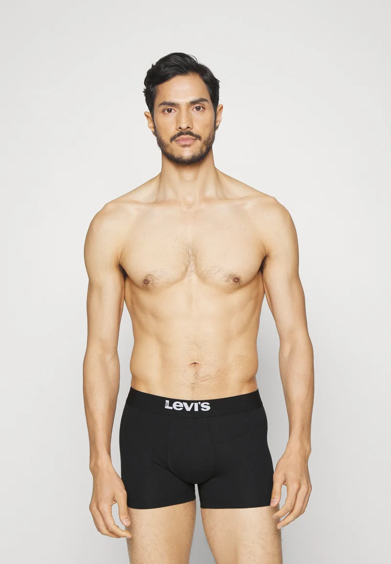 Save up to 80% Levi's® MEN SOLID BASIC TRUNK 2 PACK - Pants black Clothing Underwear & Socks Underpants Boxer shorts