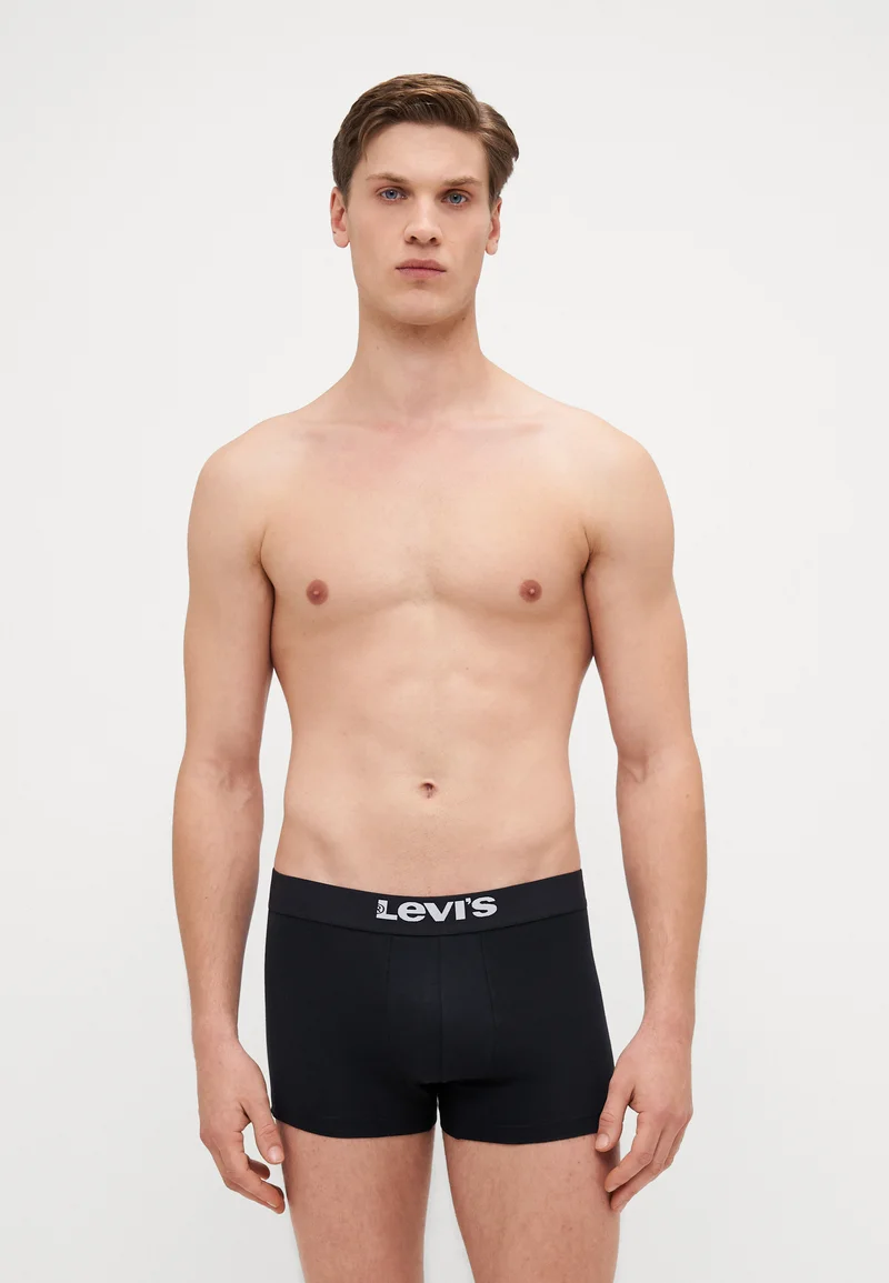 famous brand Levi's® MEN SOLID BASIC TRUNK 6 PACK - Pants black Clothing Underwear & Socks Underpants Boxer shorts