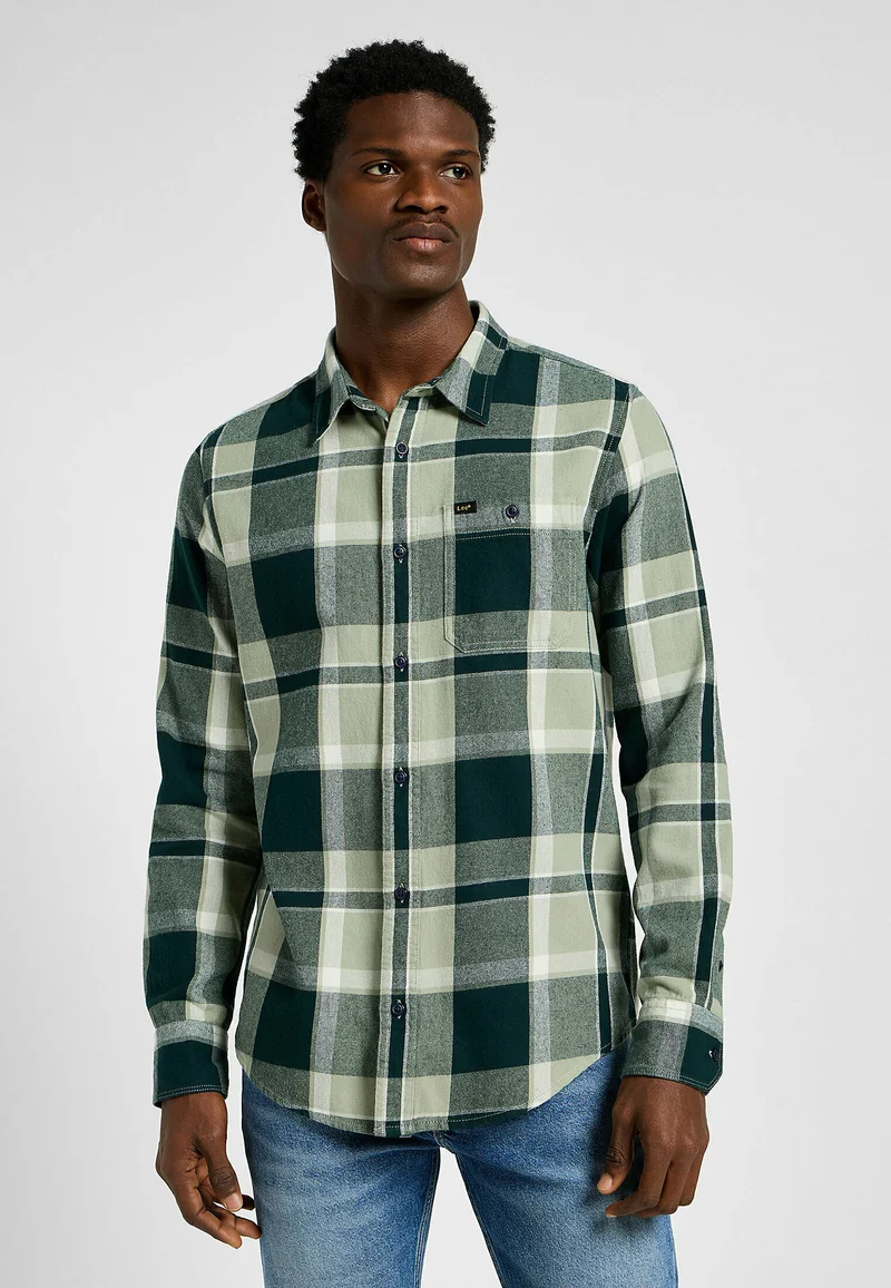world-wide renown Lee SURE  - Shirt green Clothing Shirts Casual Shirts