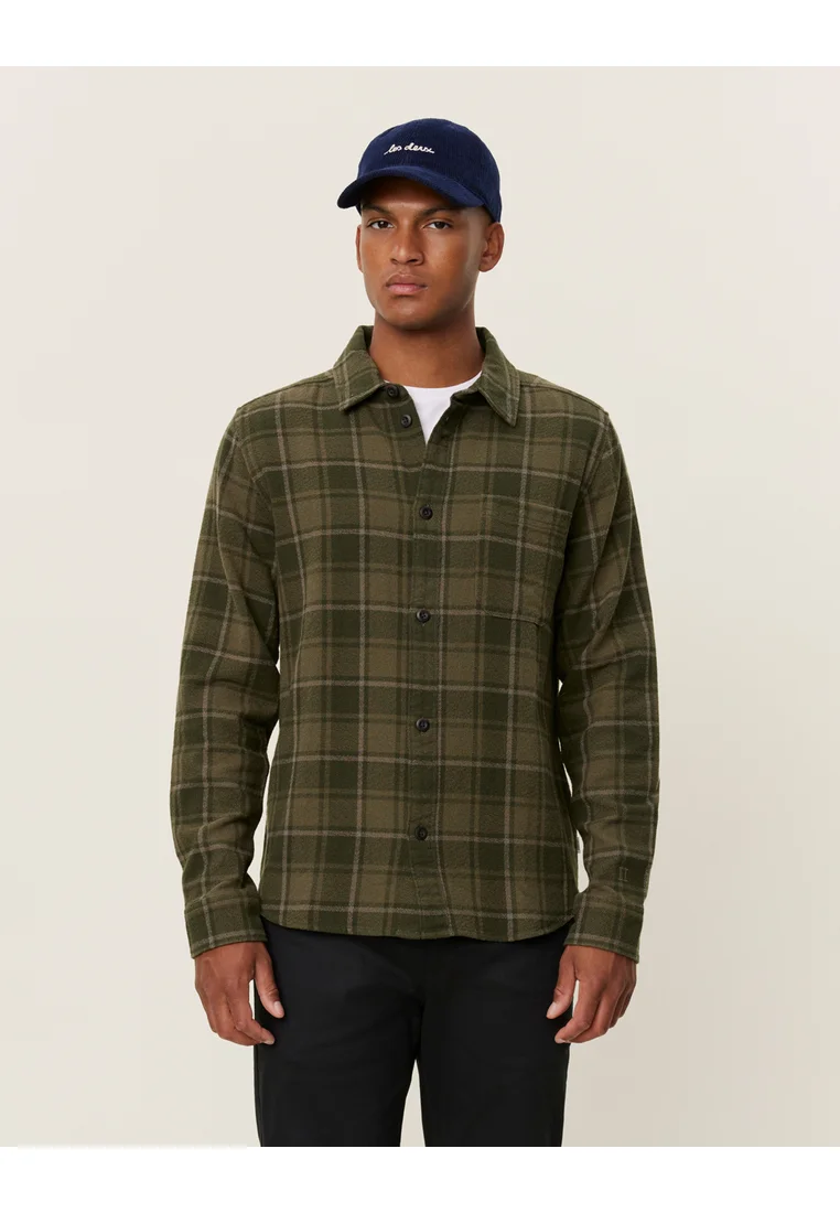 Available to buy online Les Deux KASH - Shirt olive night/forest green Clothing Sale Shirts Business Shirts