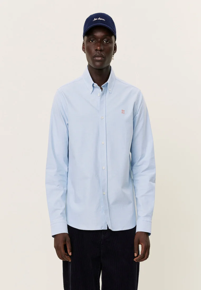 reputable site Les Deux KONRAD CONTRAST OXFORD - Shirt light blue Clothing Shirts Casual Shirts