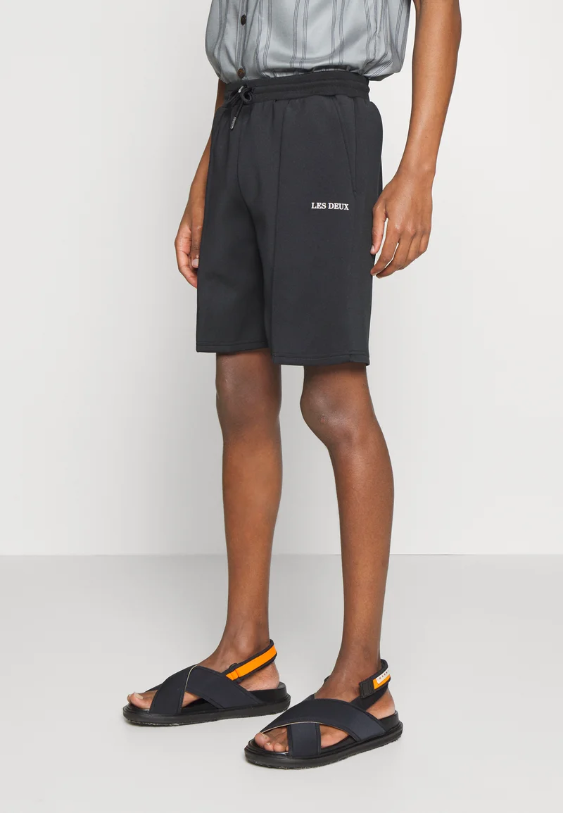 cheapest price Les Deux BALLIER TRACK - Shorts black Clothing Casual Shorts