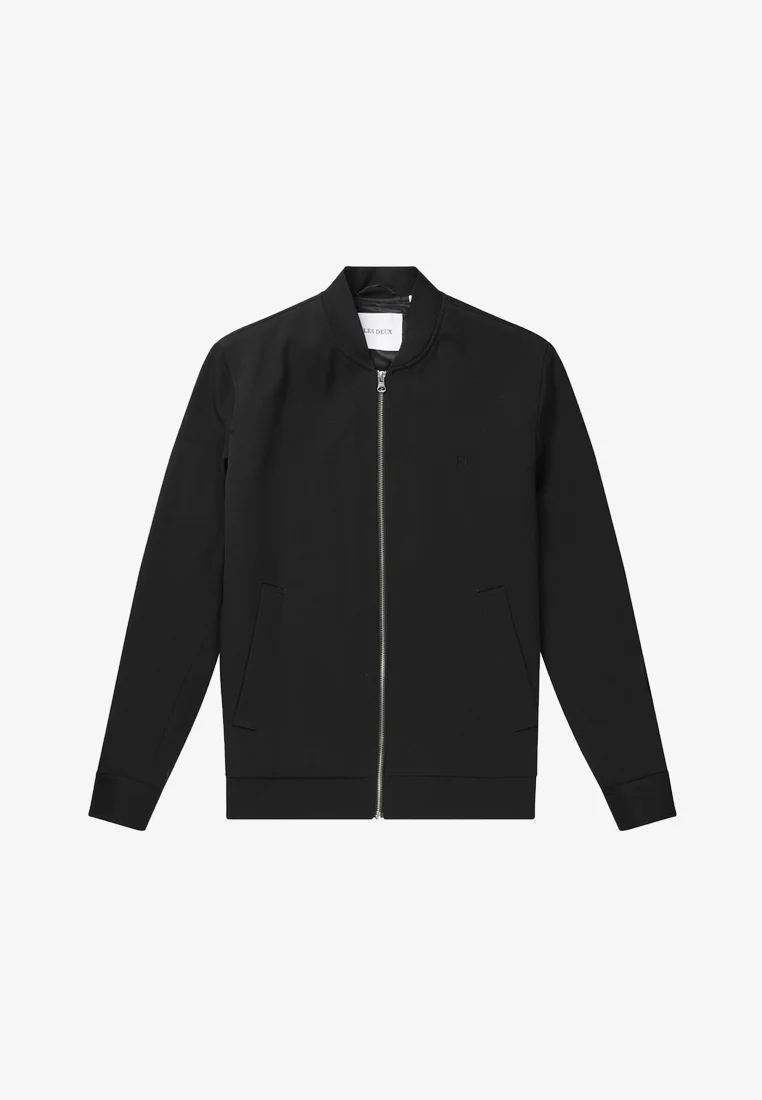classic fashion trend Les Deux COMO COACH - Bomber Jacket black Clothing Sale Jackets Gilet Bomber Jackets