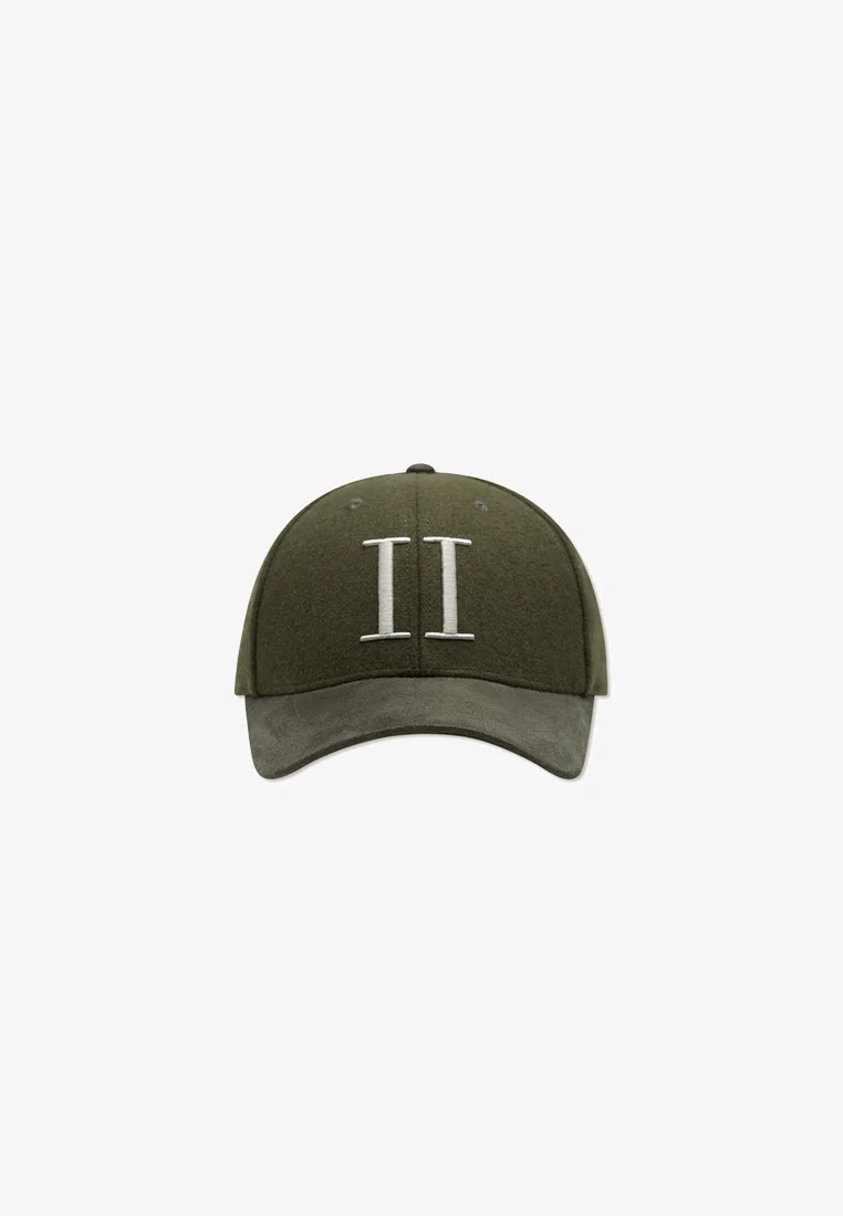 luxury fashion brands Les Deux ENCORE CONTRAST UNISEX - Cap chive green/rosin Accessories Beanies, hats & caps Caps