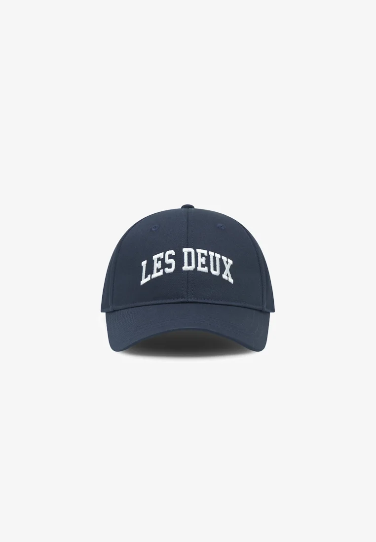 wholesale dealer Les Deux BASEBALL CAP UNISEX - Cap dark navy/white Accessories Hats & headscarves Caps