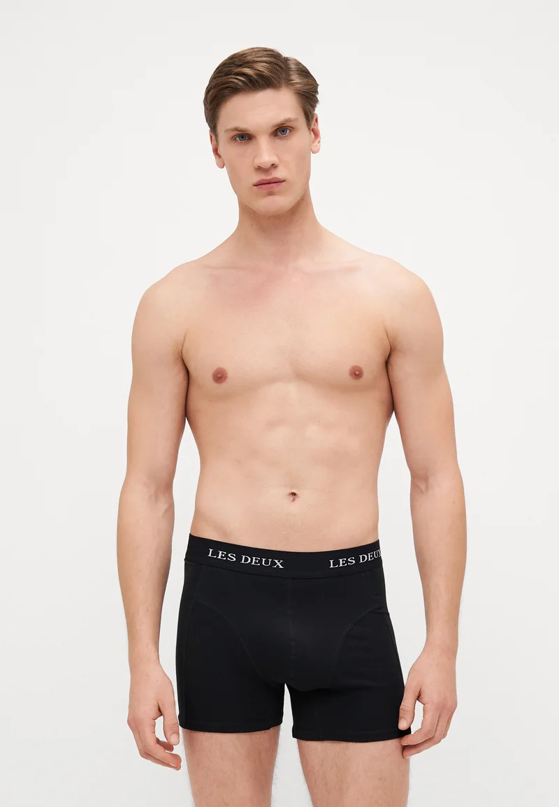 Available to buy online Les Deux WARREN 2 PACK - Pants black Clothing Underwear & Socks Underpants Boxer shorts