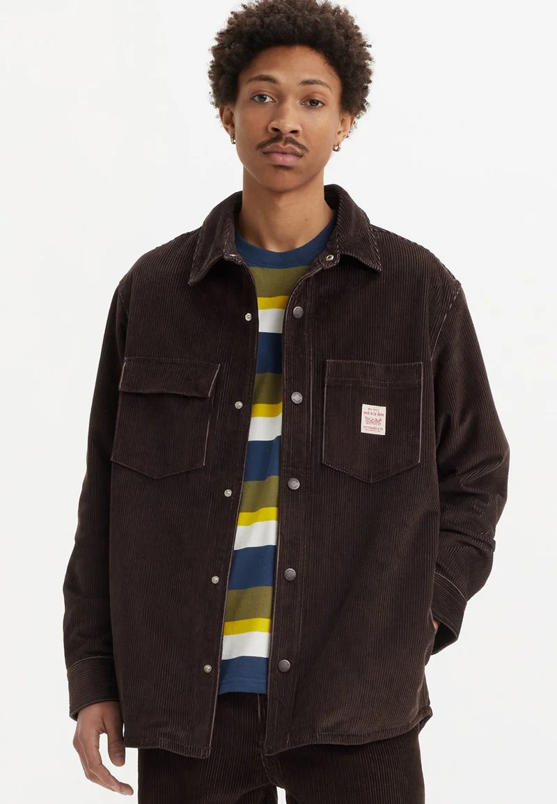 UK Cheap Sale Levi's® Workwear TELEGRAPH - Shirt black coffee Clothing Sale Shirts Business Shirts