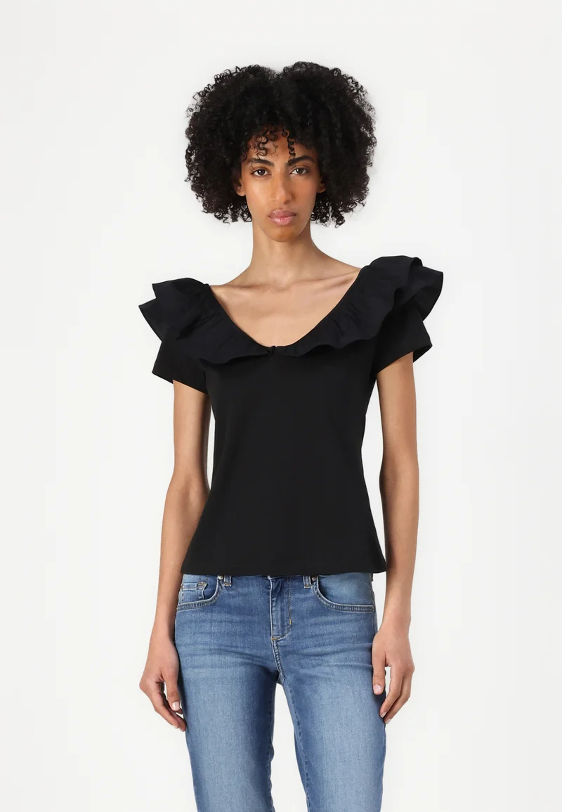Factory Outlet LIU JO MODA - Blouse nero Clothing Shirts & Blouses Blouses