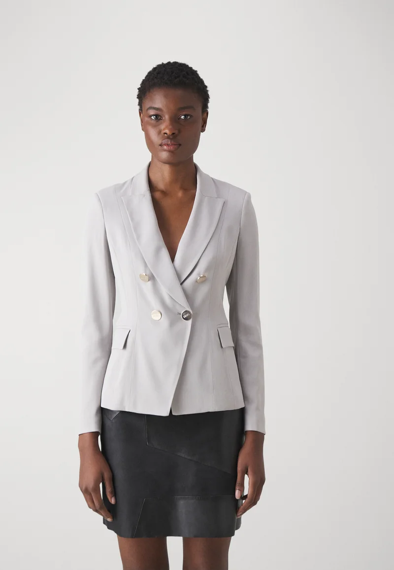 cheapest price LIU JO GIACCA SLIM FIT - Blazer pearl grey Clothing Jackets & Blazers Bomber Jackets