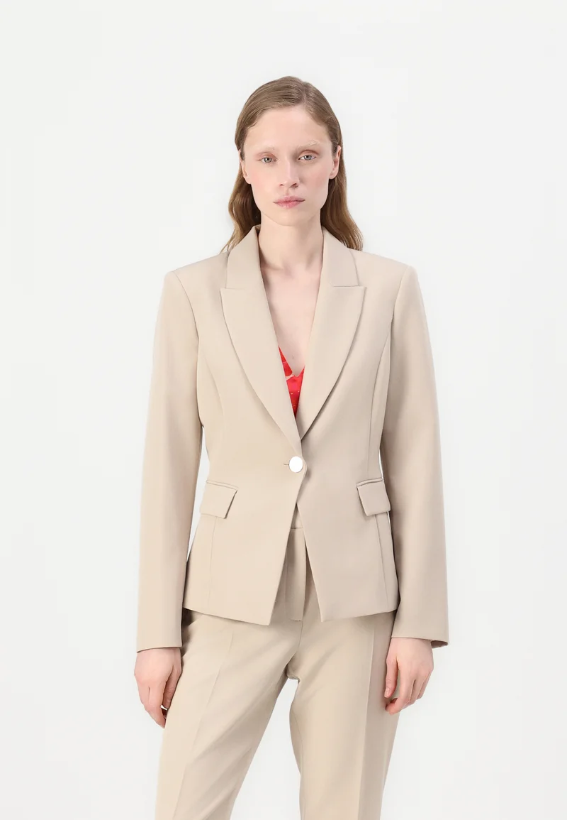 Most Fashionable Outlet LIU JO GIACCA SOFT - Blazer sand Clothing Jackets & Blazers Blazers