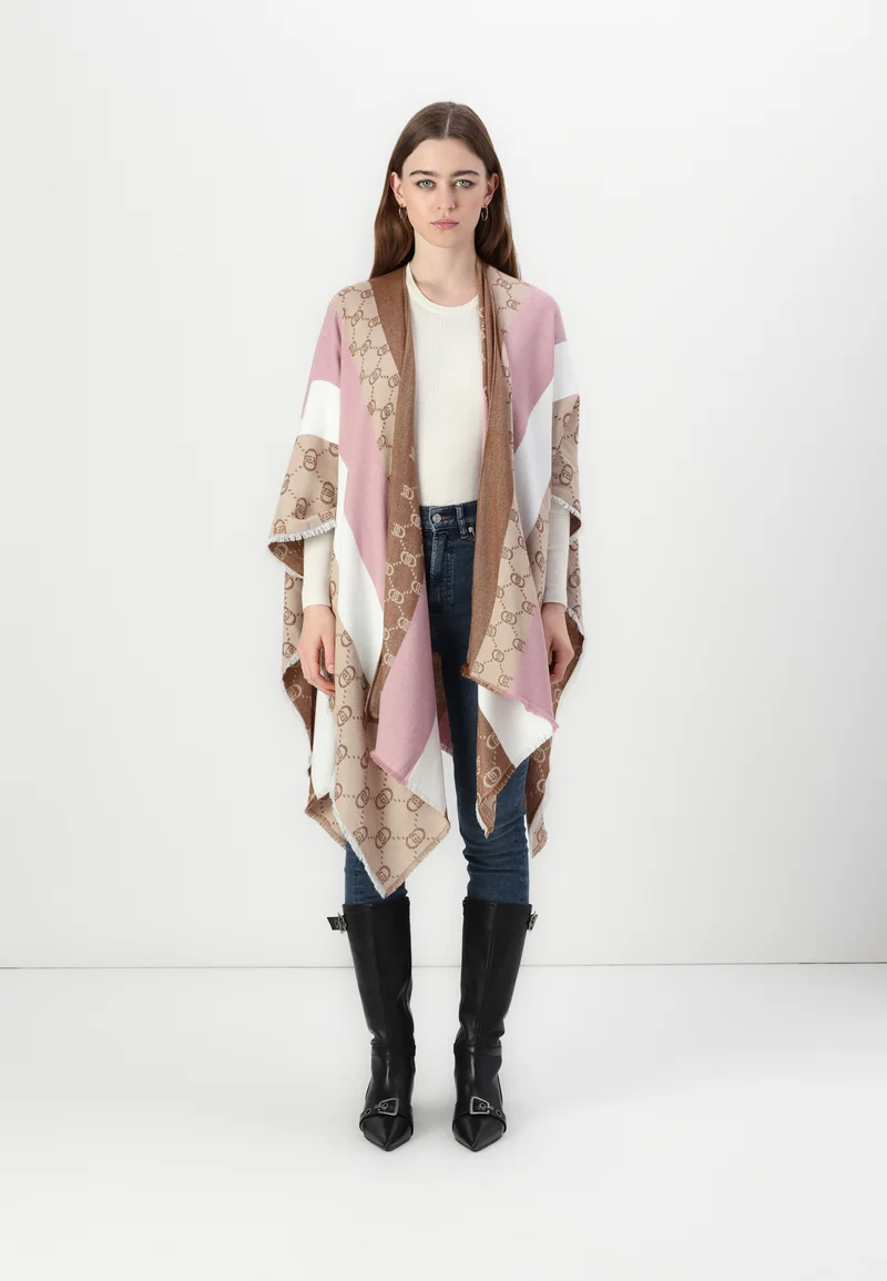 worldwide shipping LIU JO PONCHO LOGO - Cape natural  Clothing Jackets & Blazers Capes