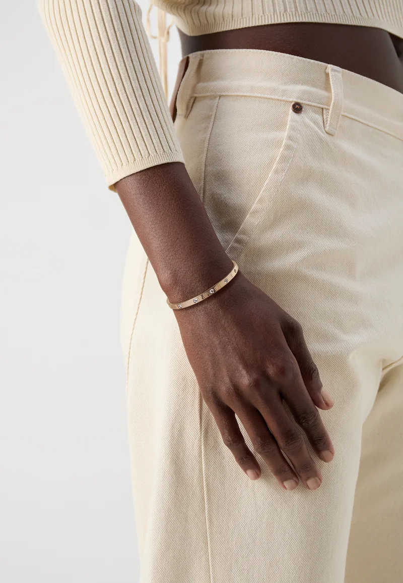 officially authorized LIU JO BANGLE BRACELET ESSENTIAL - Bracelet rose gold-coloured/white Accessories Jewellery Bracelets