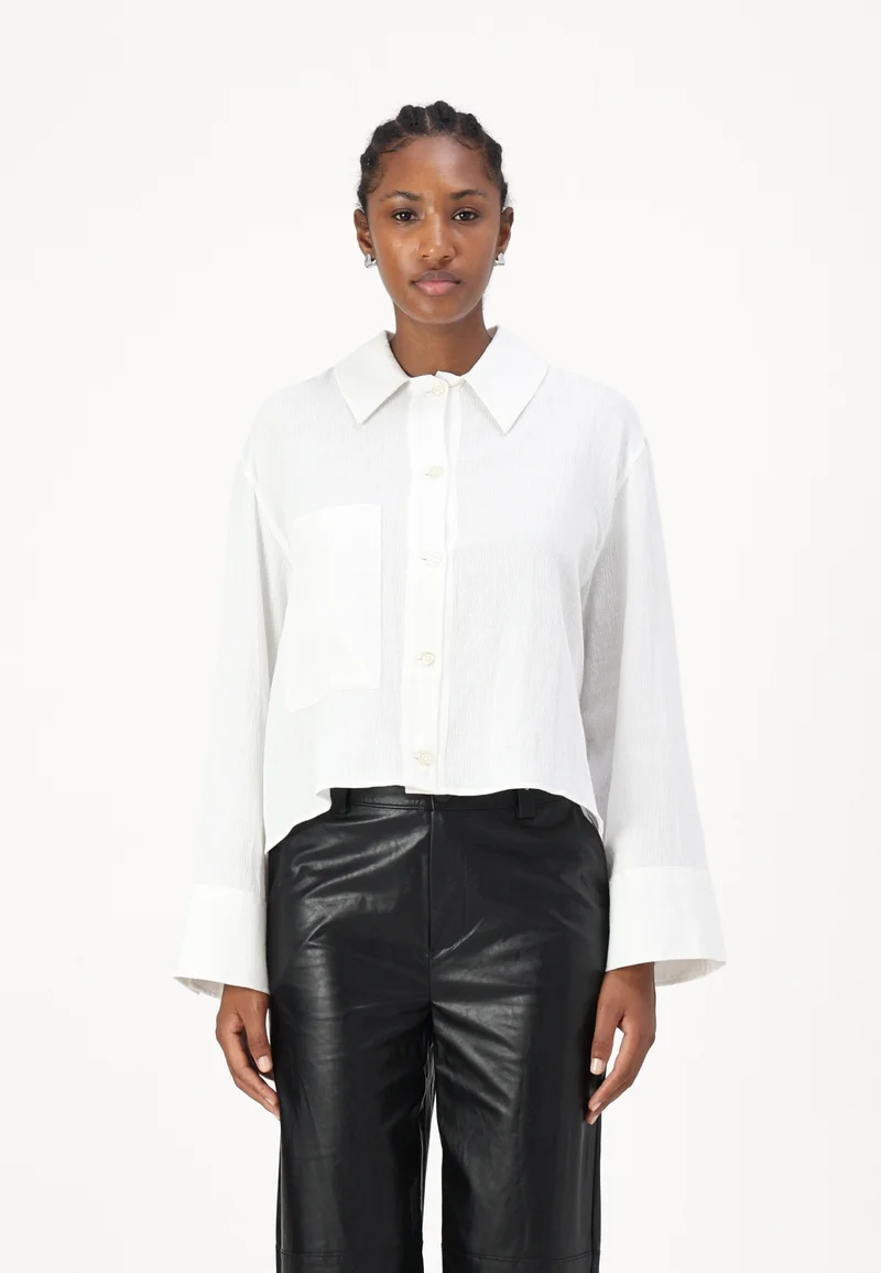 Hottest New Styles Libertine-Libertine DIVE - Button-down blouse off white Streetwear Clothing Shirts & Blouses Blouses